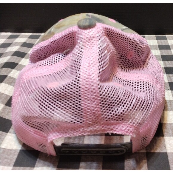 DUCK COMMANDER CAMOUFLAGE PINK MESH CAP HAT DUCK DYNASTY WOMENS LADIES SNAPBACK - Picture 16 of 16